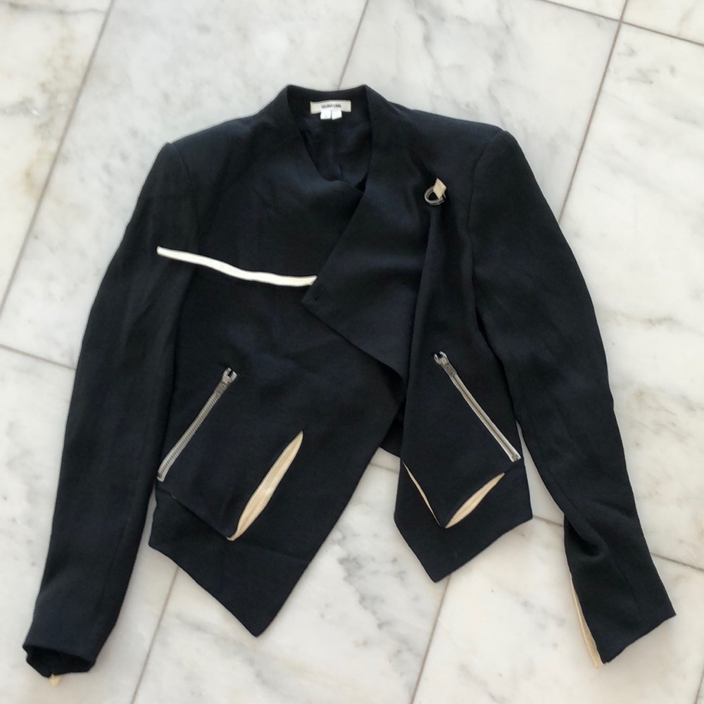 Helmet Lang Cropped Blazer